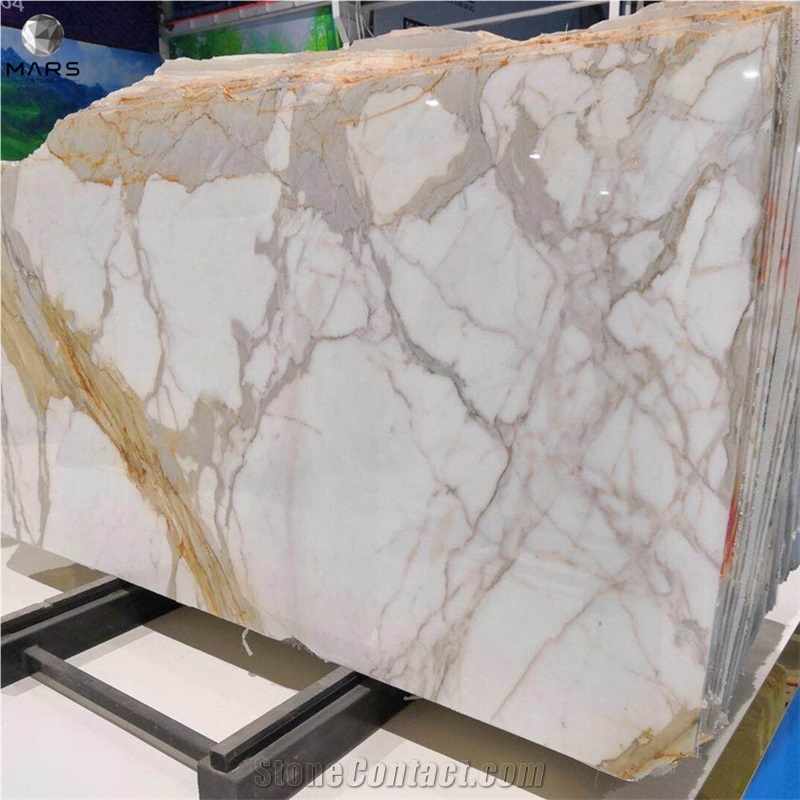 Calacatta Golden Marble For Floor Tiles Countertops Surfaces
